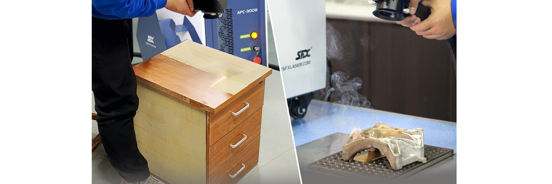 Specialized Wood Cleaning & Paint Removal Laser Machine