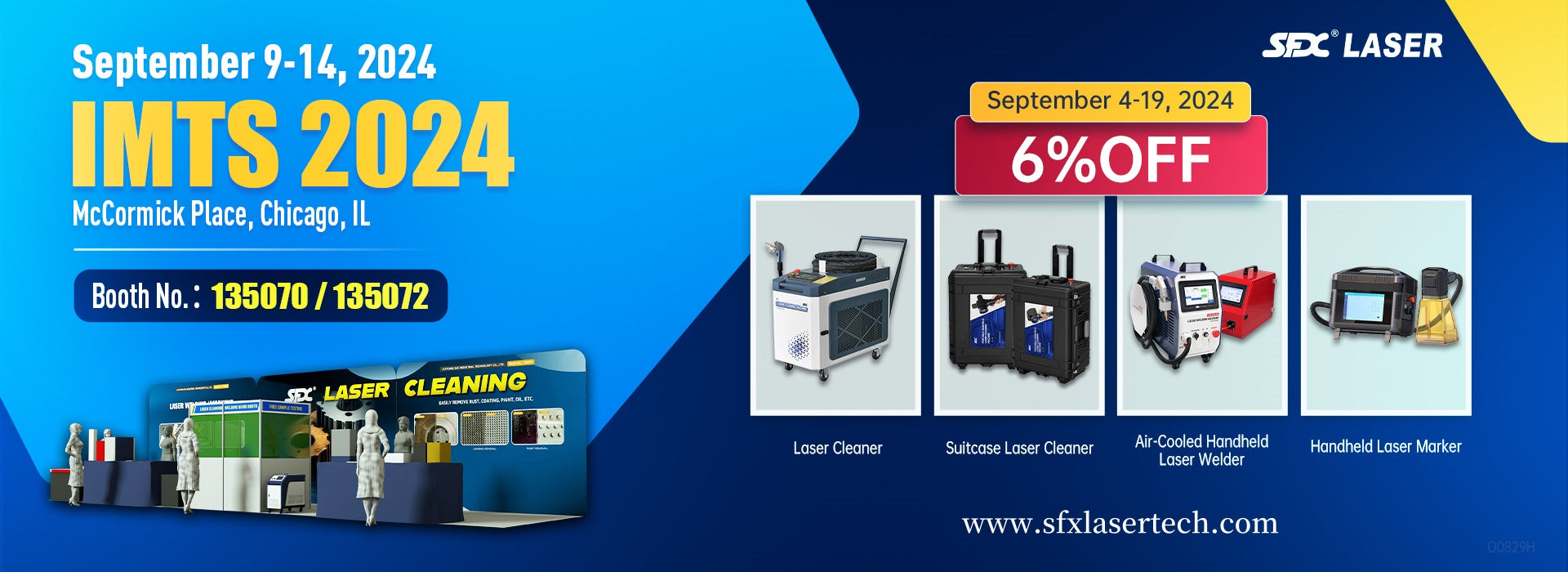 IMTS 2024 Chicago Exhibitions sfxlasermachinery