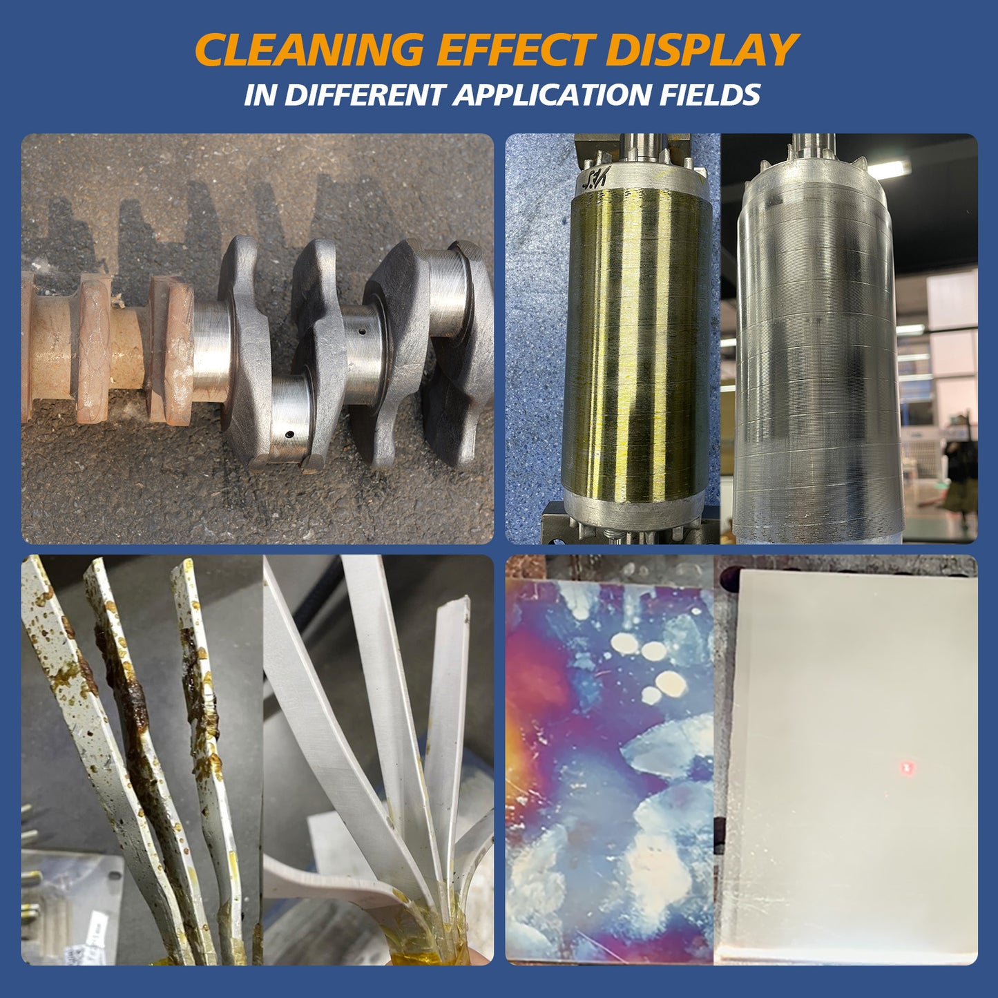 200W/300W Intelligent Interconnection Air-cooled Pulsed Laser Cleaning Machine Specialized Wood Cleaning Wood Paint Remover