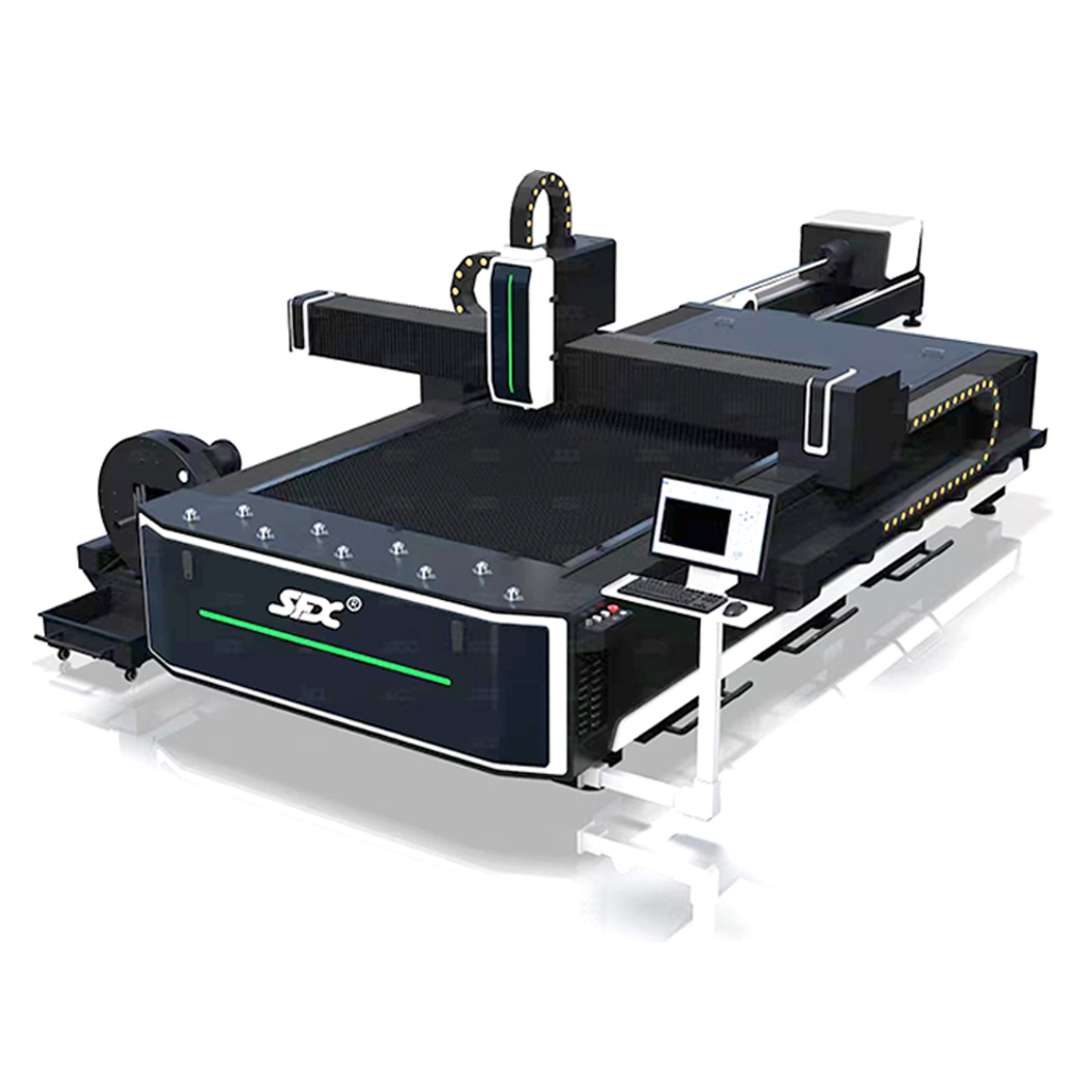 SFX 2000W 3000W 6000W 1530 Metal Sheet And Tube Fiber Laser Cutting Machine Engraving Machine