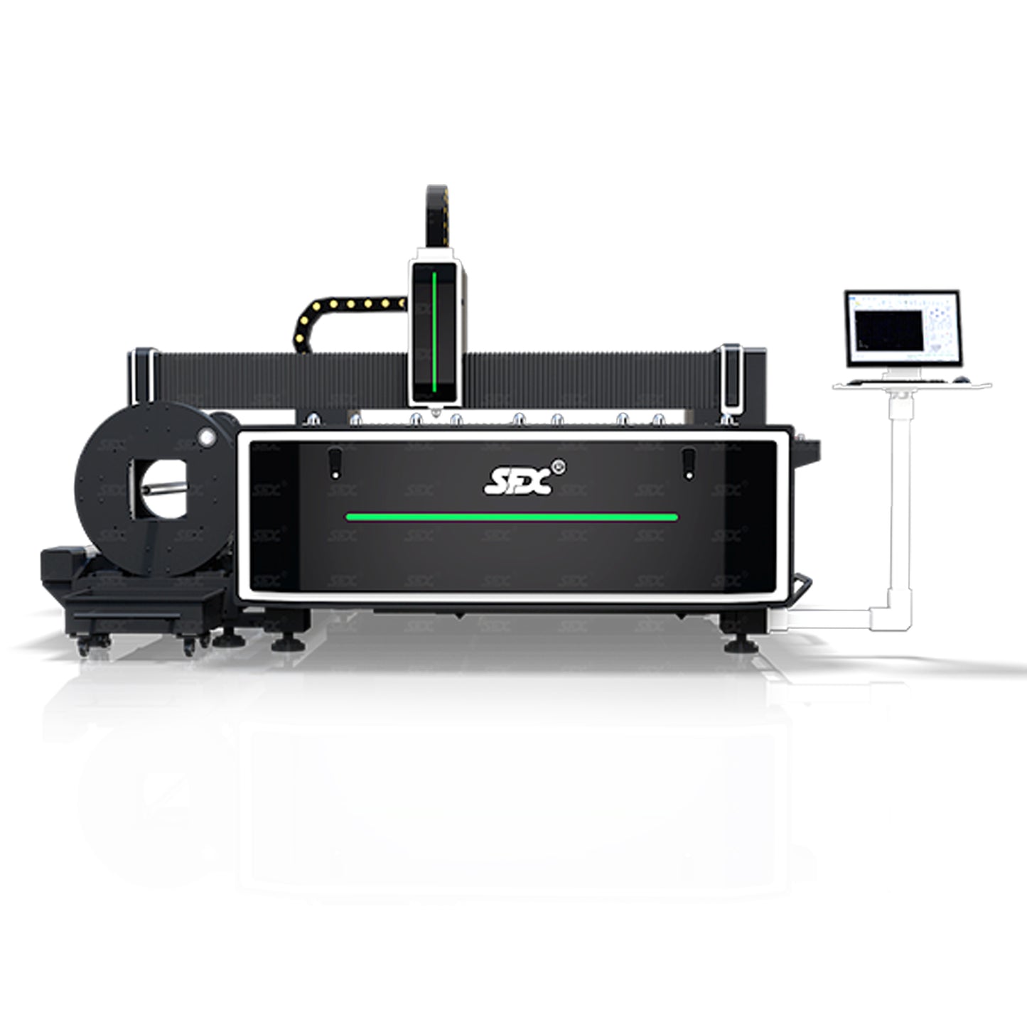 SFX 2000W 3000W 6000W 1530 Metal Sheet And Tube Fiber Laser Cutting Machine Engraving Machine