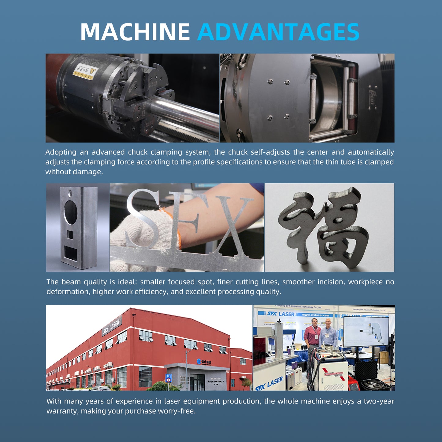 SFX 2000W 3000W 6000W 1530 Metal Sheet And Tube Fiber Laser Cutting Machine Engraving Machine