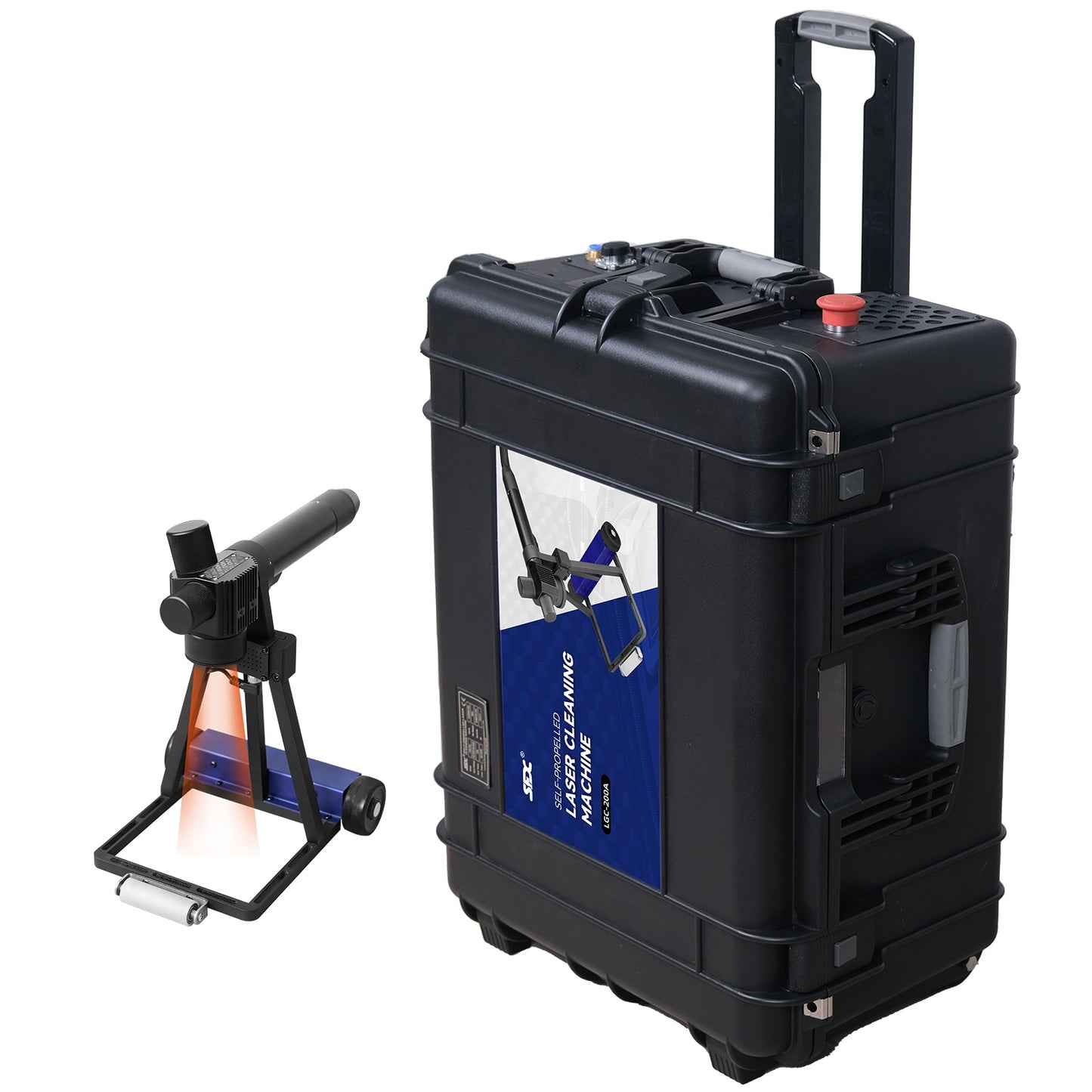 SFX 300W Self-propelled Automatic Laser Cleaning Machine,Fixed Focus Uniform Speed Laser Cleaner