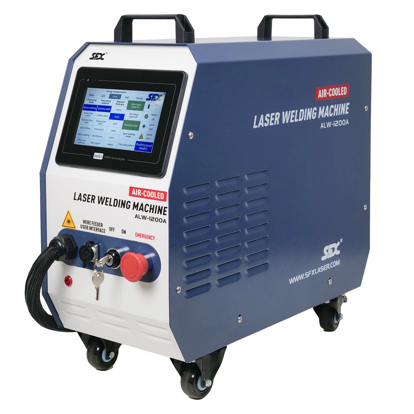 SFX 1200W Handheld Laser Welding Machine Portable 2 in 1 Laser Welder&Cleaner Wire Feeder Included