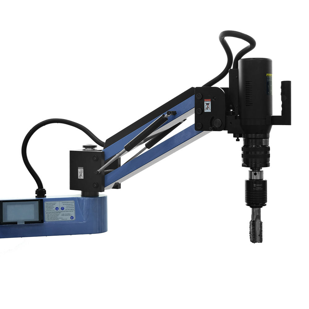 Electric Tapping Machine Universal 360° Flexible Tapping Arm Chuck Touch Screen with Collets M16R/M24HR/M30R/M36R/M48R