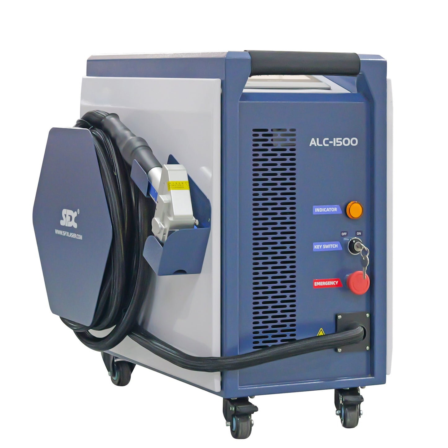 SFX 1500W Air-cooled Continuous Laser Cleaning Machine Rust Paint Oil Stain Removal
