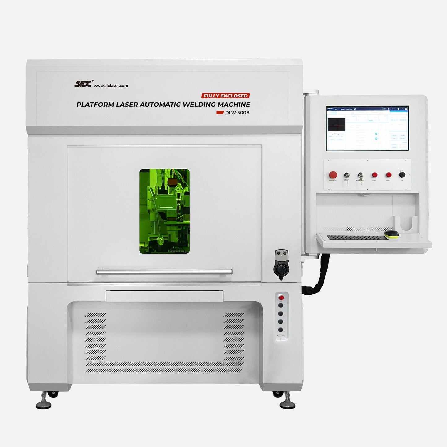 SFX Fully Enclosed Platform On-line Four-axis Linkage Automatic Laser Welding Machine 150W 300W