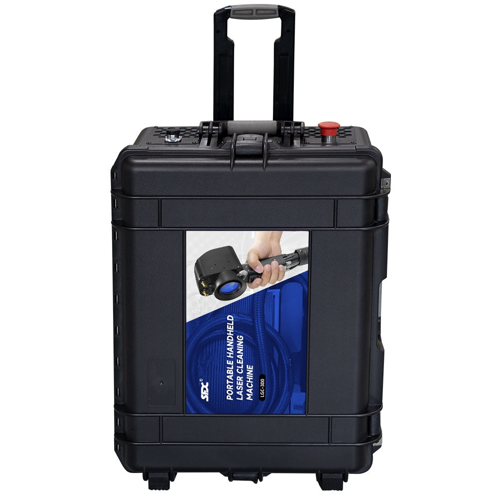 SFX 300W Portable Handheld Pulse Laser Cleaning Machine Metal Rust Oxide Painting Graffiti Oil Remover
