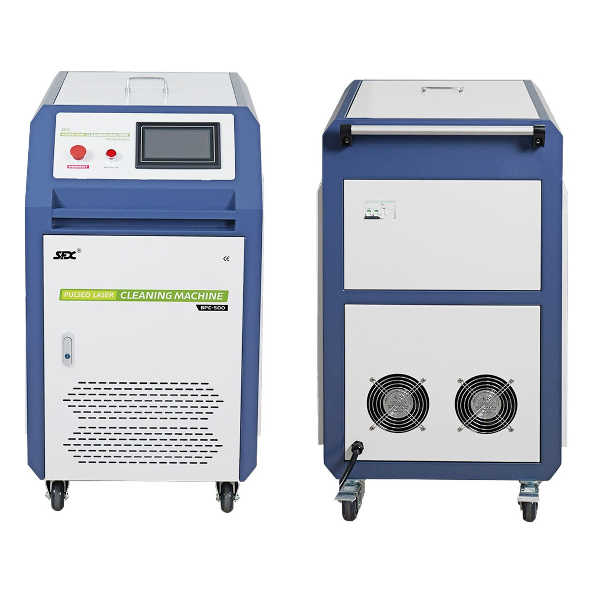 SFX 500W/1000W Handheld Pulsed Laser Cleaning Machine Water Cooling Metal Rust Oxide Painting Graffiti Oil Remover