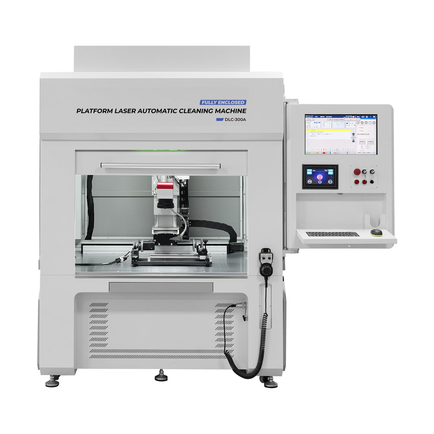 SFX Fully Enclosed Platform Automatic Laser Cleaning Machine, 300W/500W Automatic Online Laser Cleaner