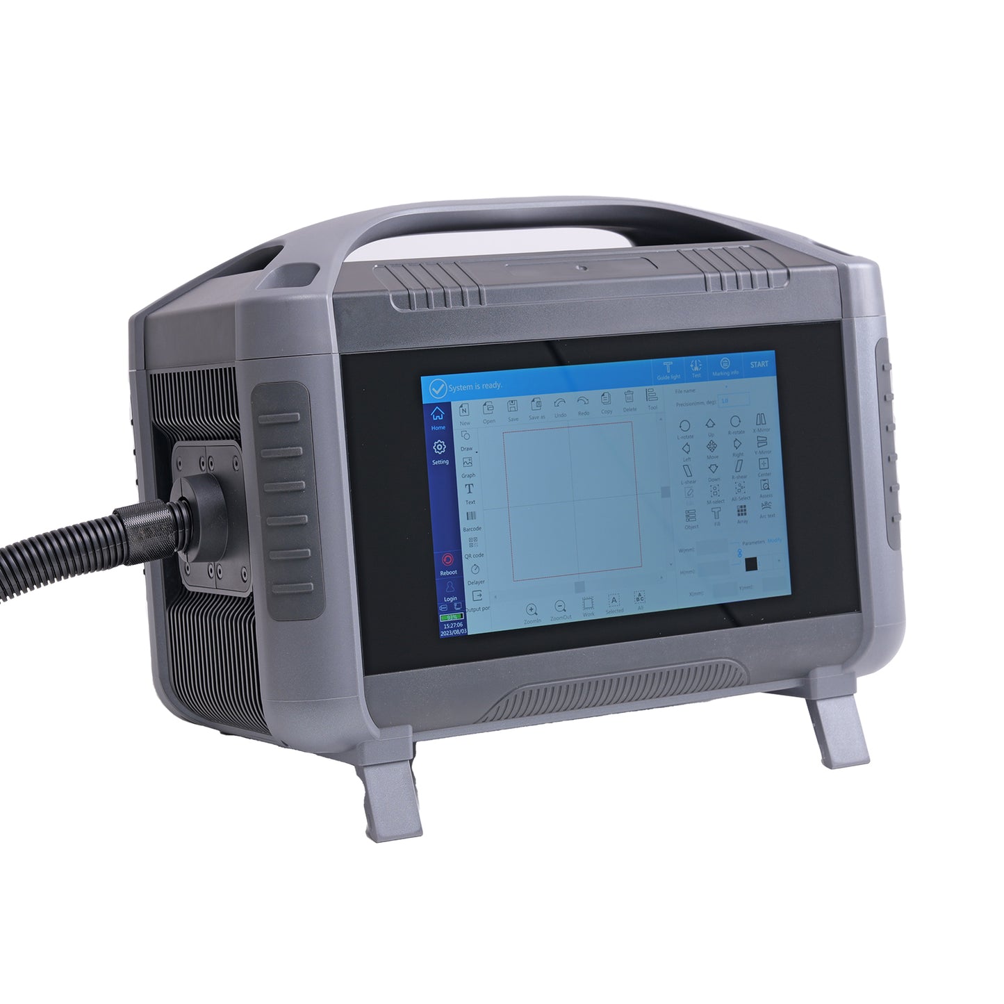 SFX 20W/30W/50W Portable Handheld Laser Marking Machine Metal Laser Engraver Maker Machine