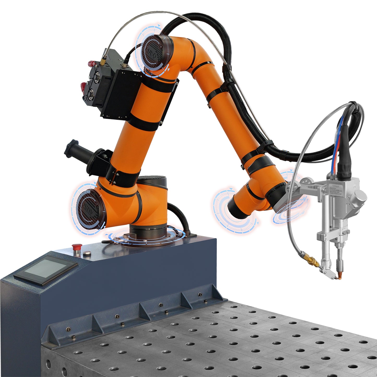 1500W/2000W/3000W Robotic Laser Welding Workstation Six-Axis Robotic Automatic Welding Machine