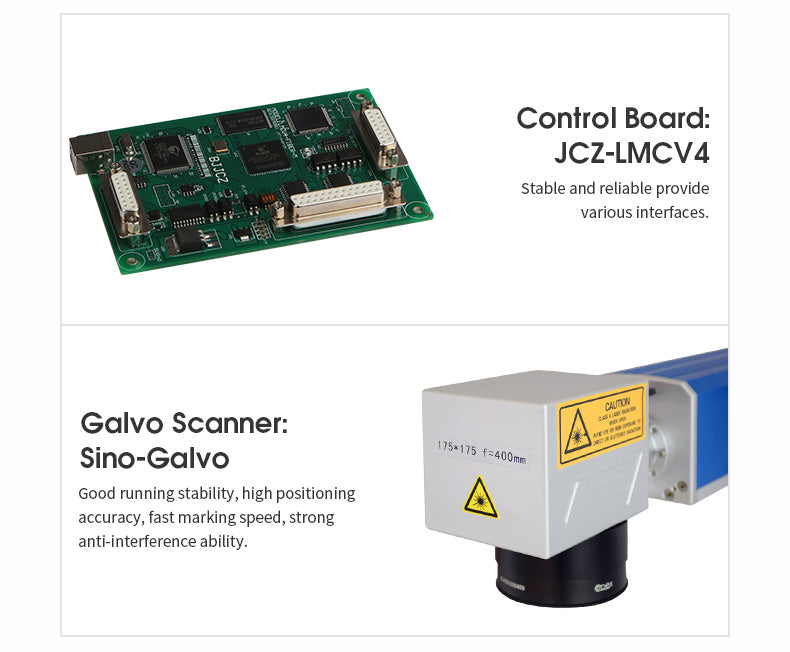 60W/100W/200W JPT MOPA M7 EZCAD2.0 Fiber Laser Marking Machine Metal Color Laser Engraver