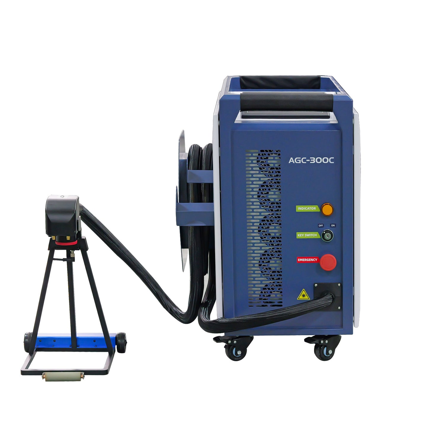 SFX 300W 500W Intelligent Interconnection Portable Air-cooled Pulse Laser Cleaning Machine Metal Wood Rust Paint Oil Oxide Layer Remover