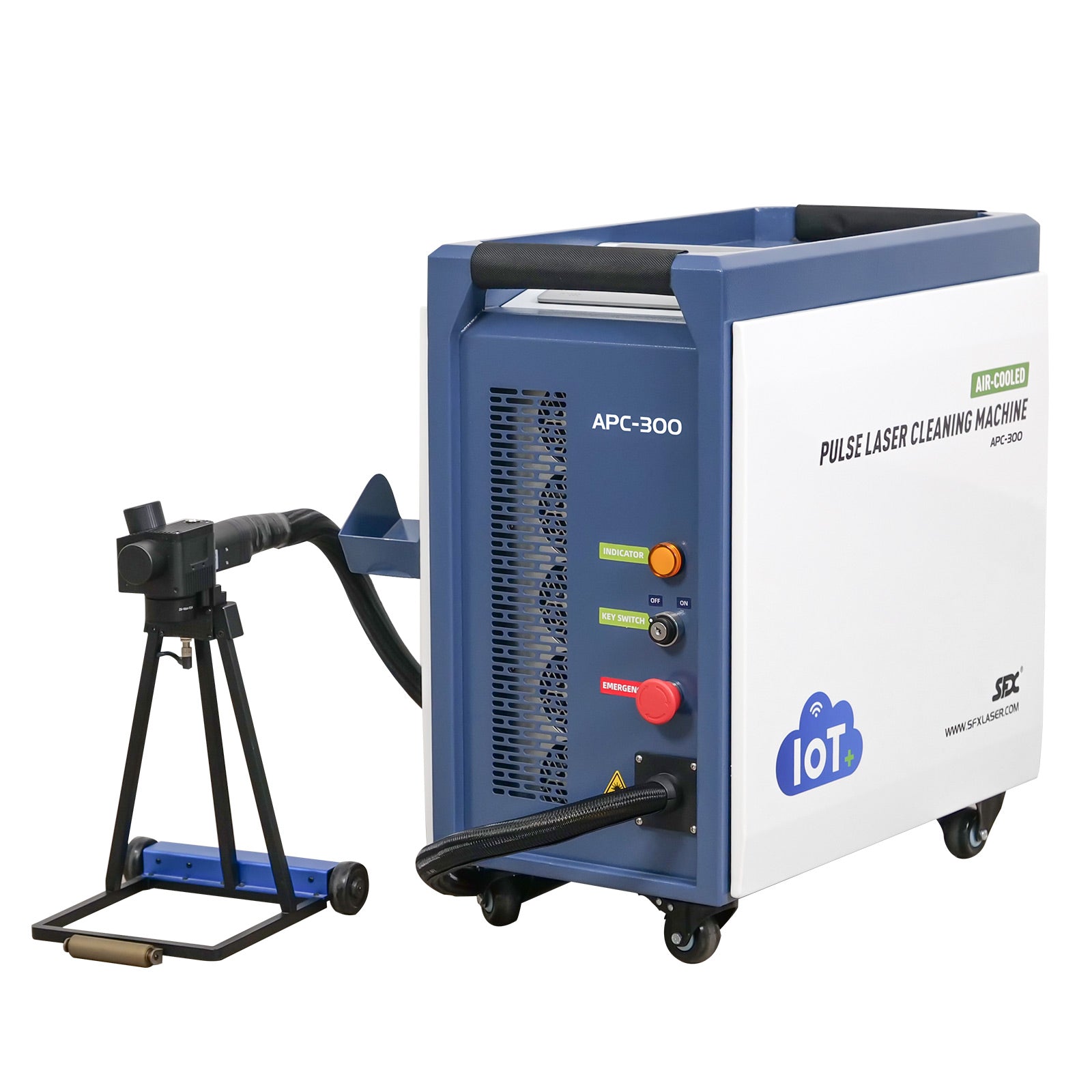 SFX 300W/500W Air-cooled Pulsed Laser Cleaning Machine Specialized Woo