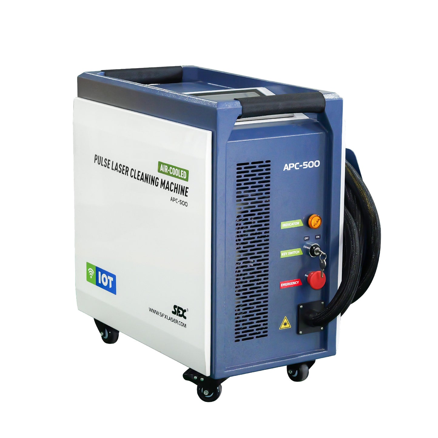 SFX 300W/500W Air-cooled Pulsed Laser Cleaning Machine Specialized Wood Cleaning Wood Paint Remover
