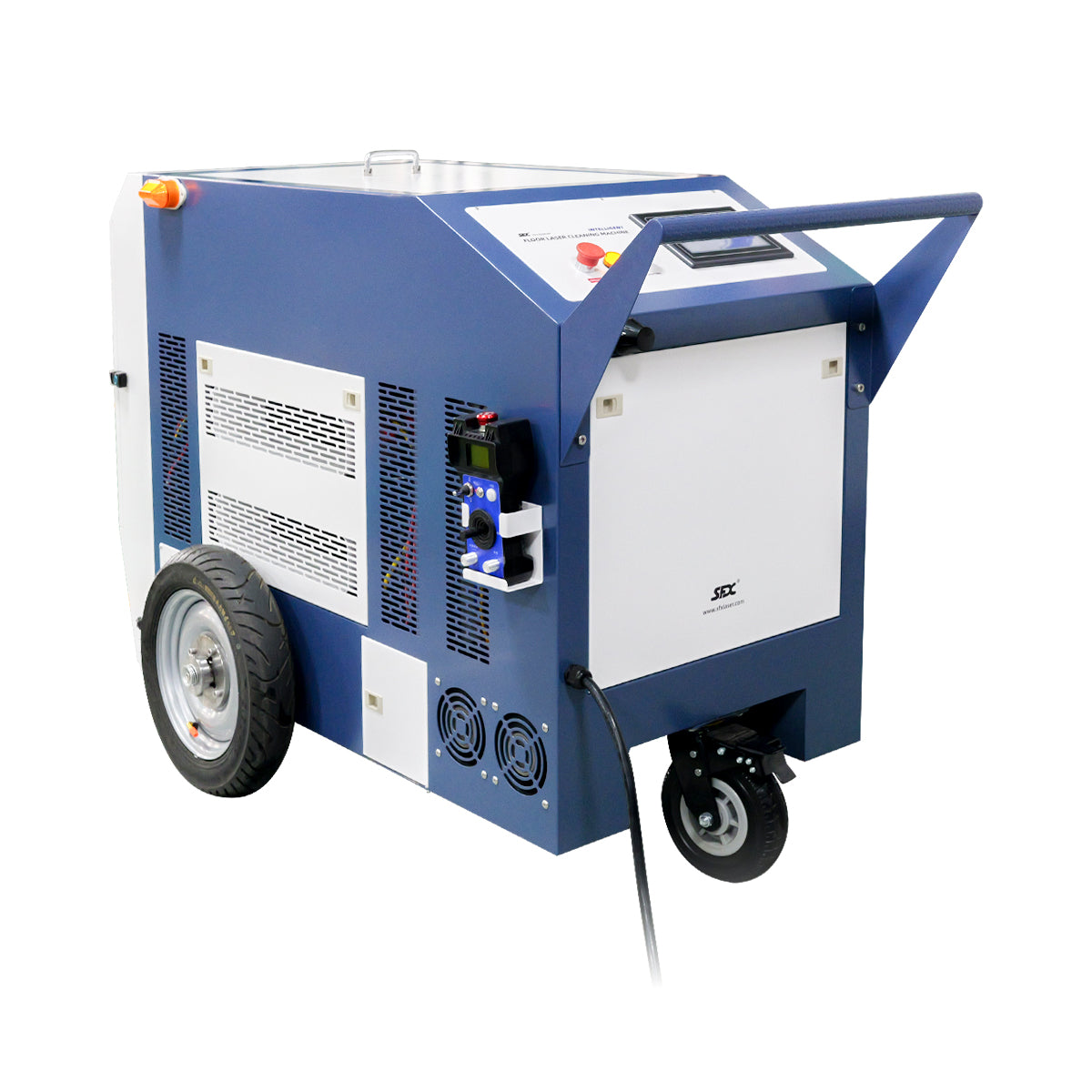 SFX 3000W Intelligent Self-propelled Floor Laser Cleaning Machine Metal Deck Concrete Stone Floor Large Steel Plate Oil Rust Paint Oxide Layer Removal