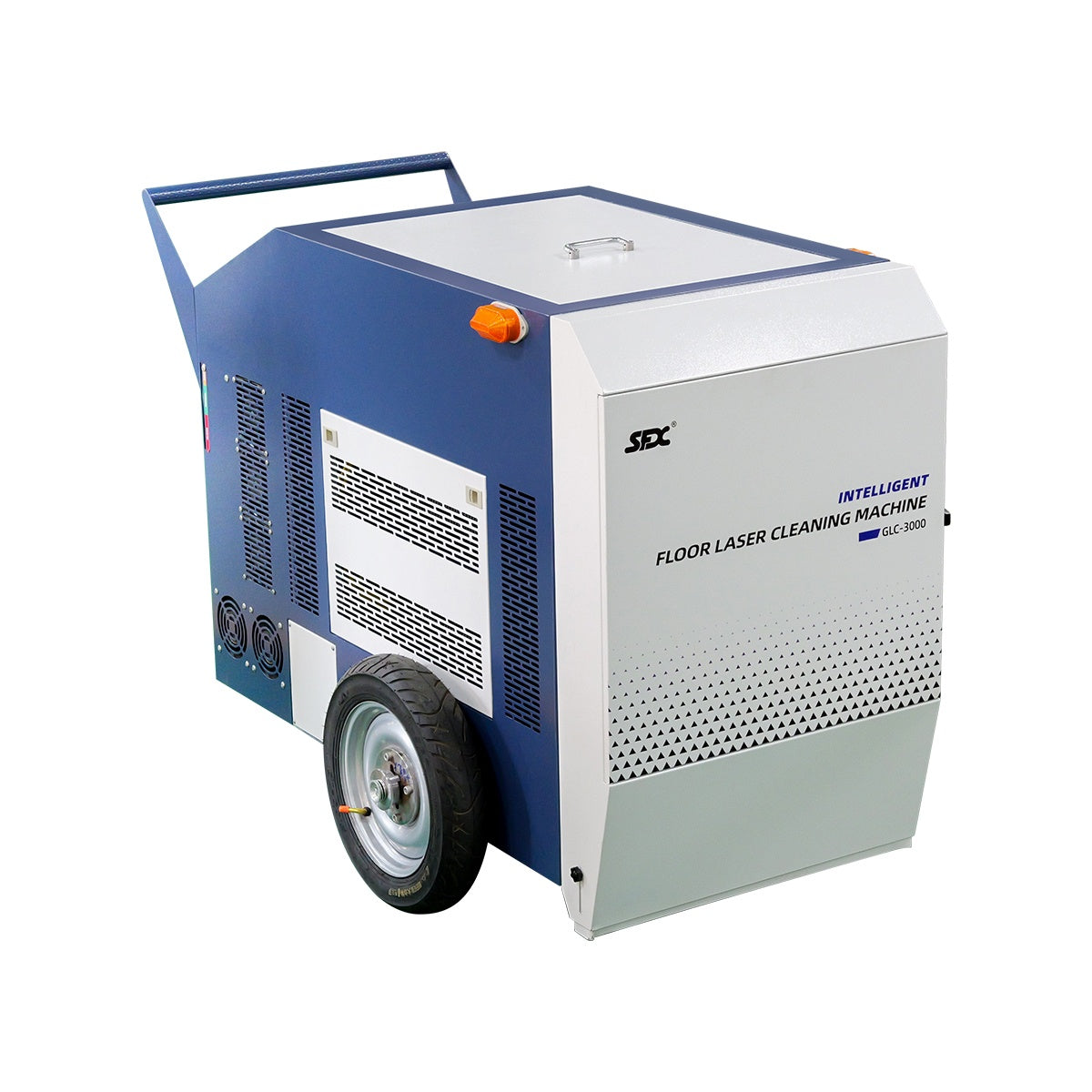SFX 3000W Intelligent Self-propelled Floor Laser Cleaning Machine Metal Deck Concrete Stone Floor Large Steel Plate Oil Rust Paint Oxide Layer Removal
