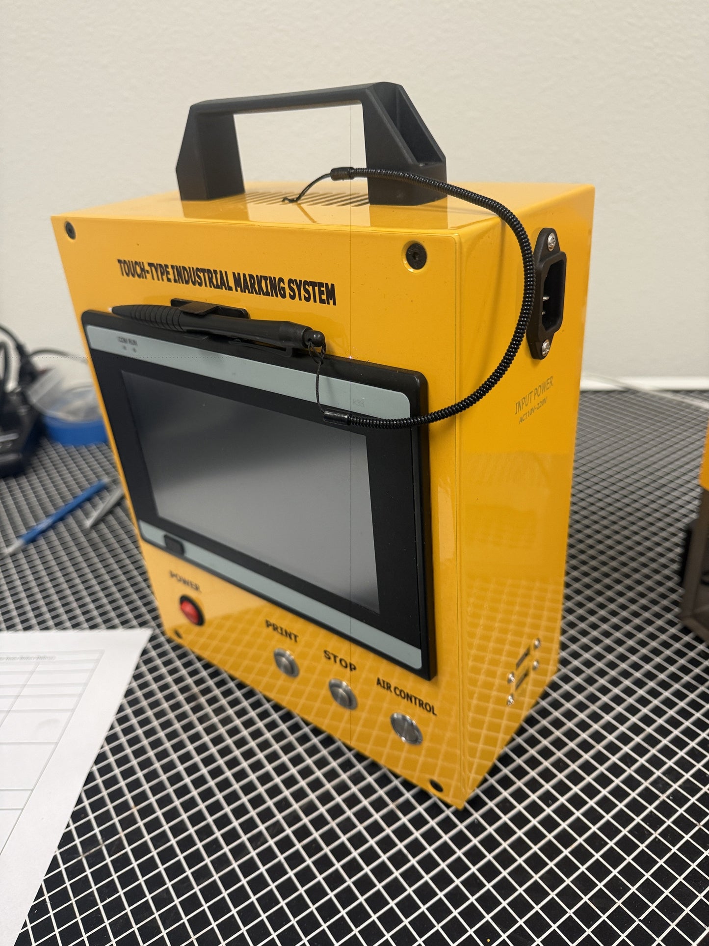 SFX Portable Pneumatic Dot Peen Marking Machine For Metal Engraving Chassis Number VIN Code Marking US Stock 95% New