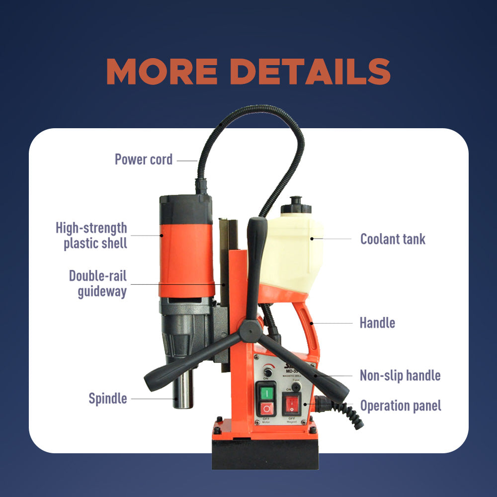 SFX 1100W Portable Magnetic Drill Machine Electric Precision Drilling Machine, 40 mm Core Depth