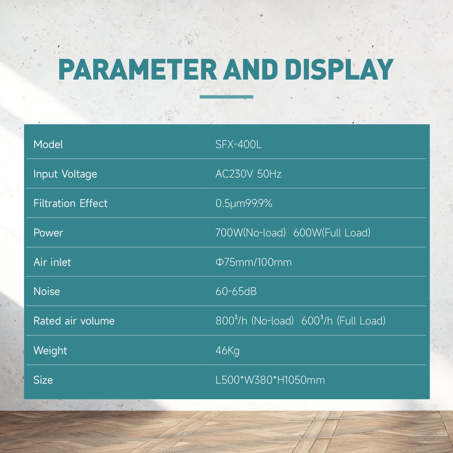 SFX-400L Smoke Purifier Fume Extractor for Laser Cleaning Machine/Laser Welder/Laser Engraver/Laser Cutting Machine