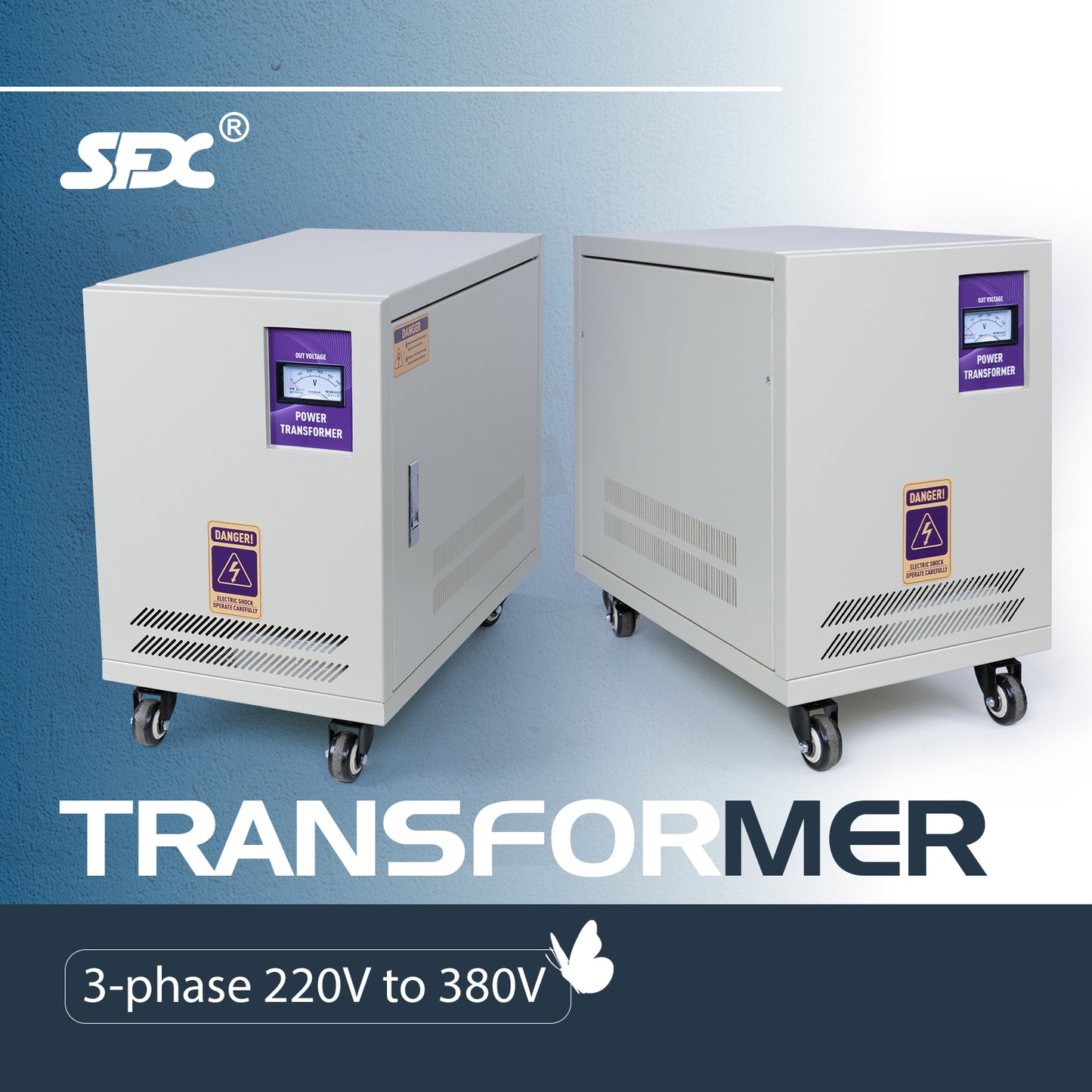 SFX 10KW 3-phase 220V to 380V Transformer for Laser Cleaning Machine Laser Welding Machine