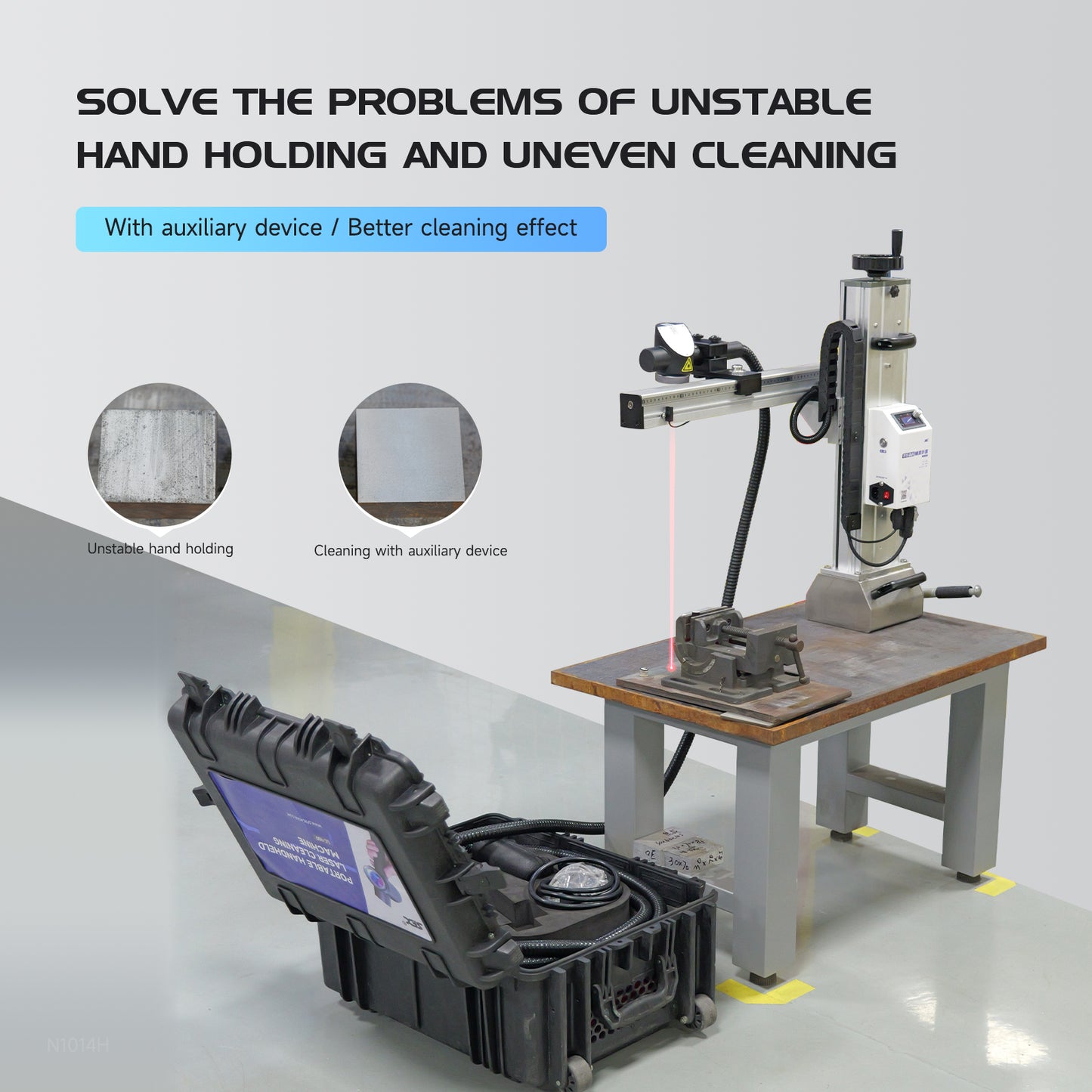 SFX Laser Cleaning Auxiliary Device JF-500 For Stable Operation,Cleaning High Smoothness