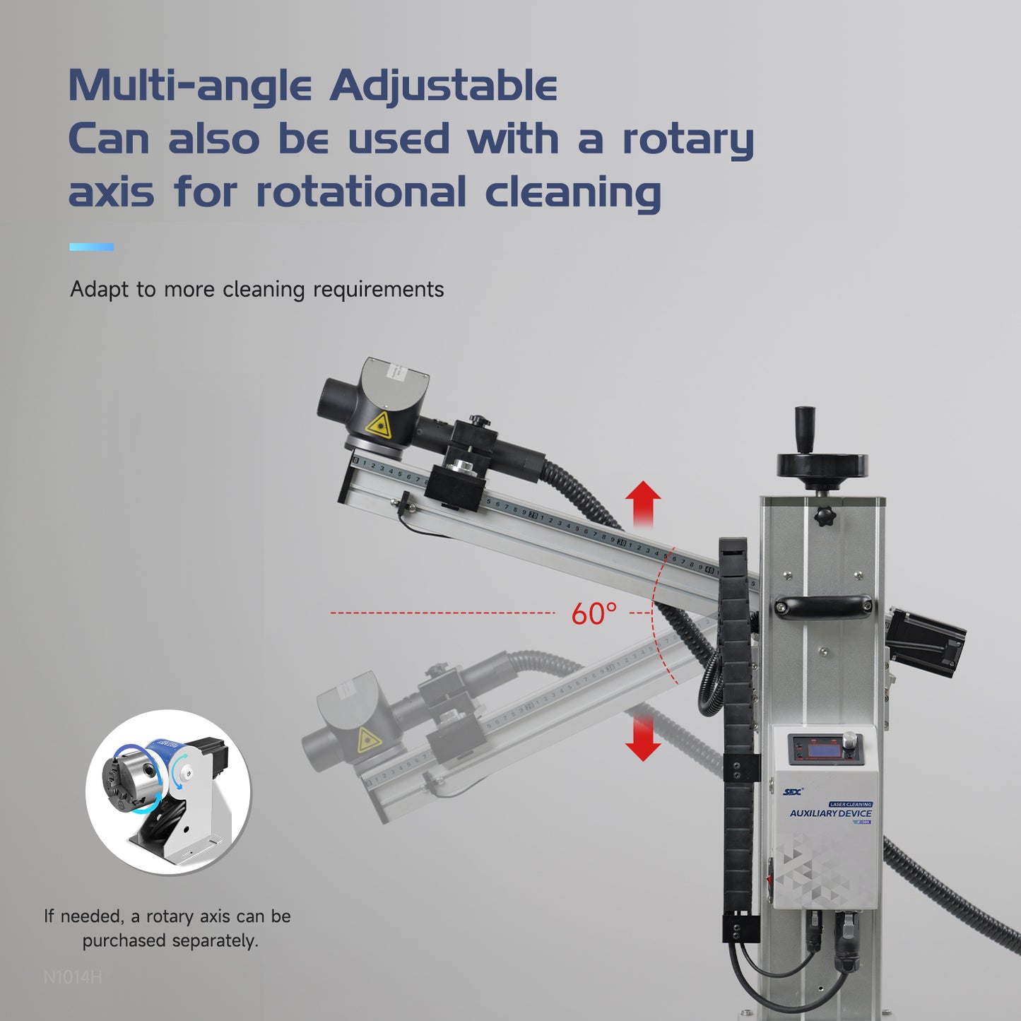 SFX Laser Cleaning Auxiliary Device JF-500 For Stable Operation,Cleaning High Smoothness