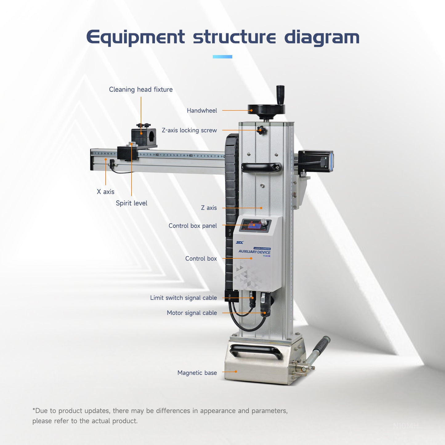 SFX Laser Cleaning Auxiliary Device JF-500 For Stable Operation,Cleaning High Smoothness