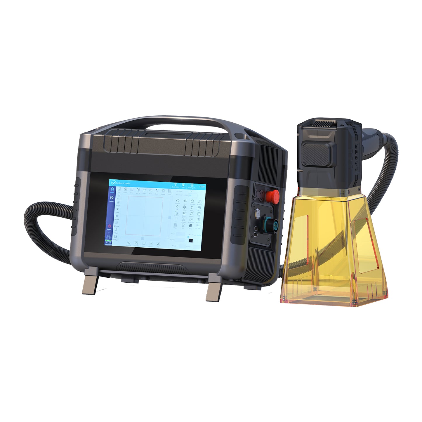 SFX 20W/30W/50W Portable Handheld Laser Marking Machine Metal Laser Engraver Maker Machine