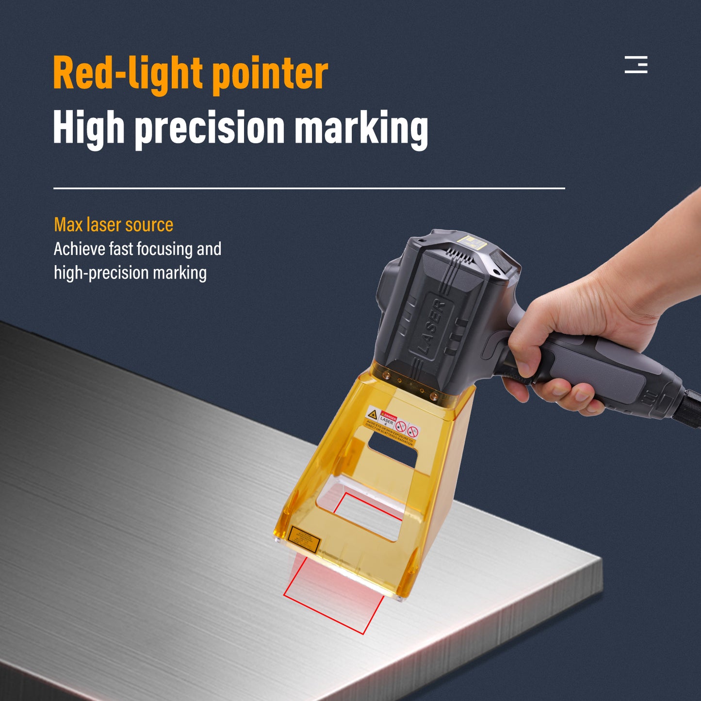SFX 20W/30W/50W Portable Handheld Laser Marking Machine Metal Laser Engraver Maker Machine