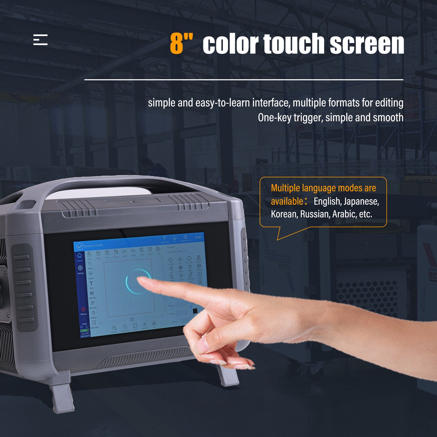 SFX 20W/30W/50W Portable Handheld Laser Marking Machine Metal Laser Engraver Maker Machine