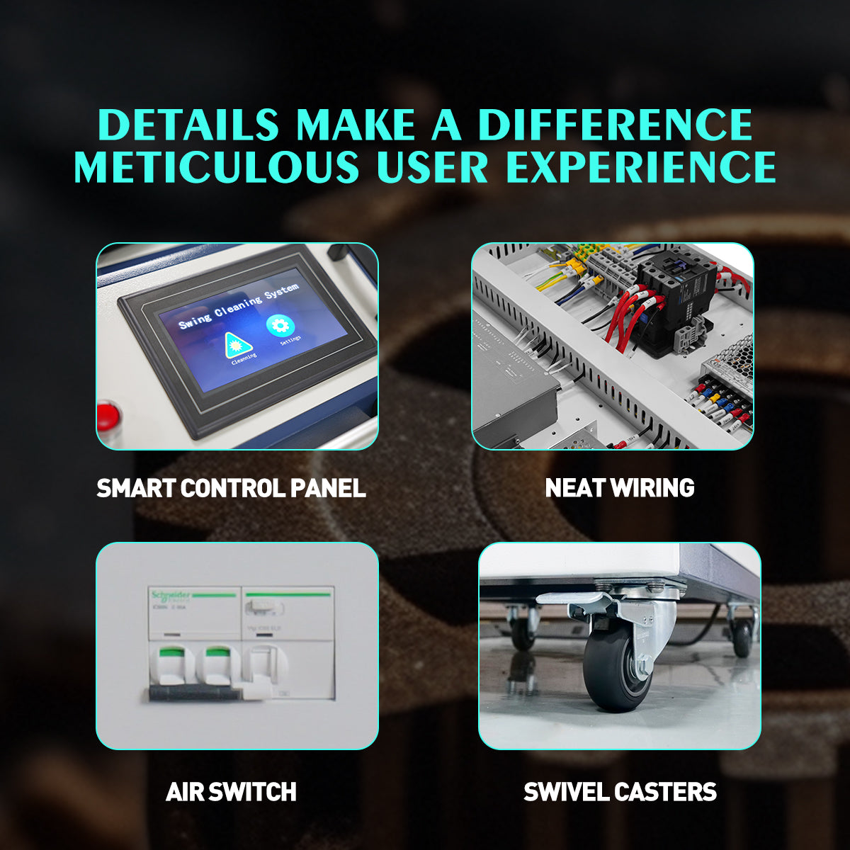SFX 500W/1000W Handheld Pulsed Laser Cleaning Machine Water Cooling Metal Rust Oxide Painting Graffiti Oil Remover