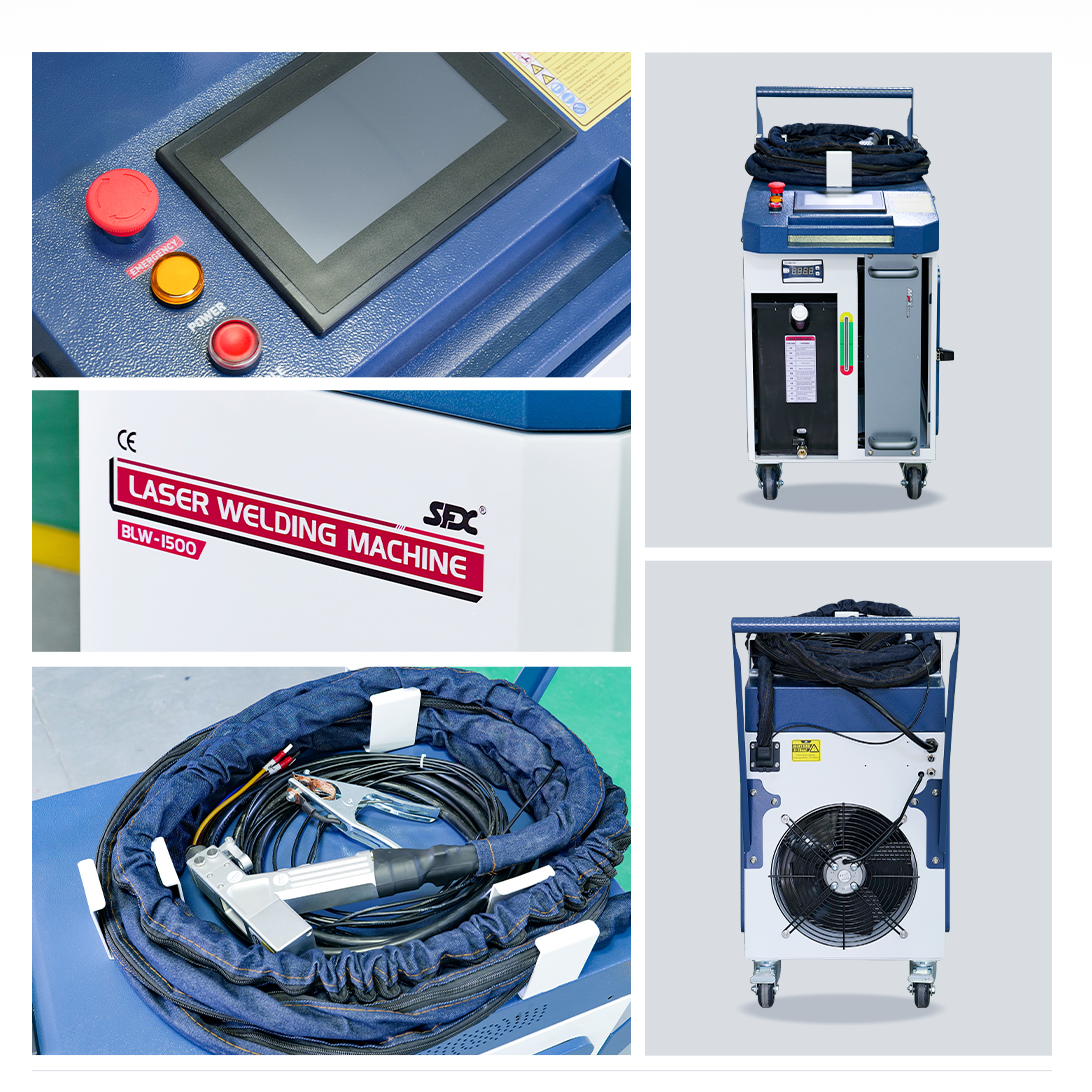 US Stock SFX 2000W Handheld Fiber Laser Welding Cleaning 2 in 1 Machine Laser Welder