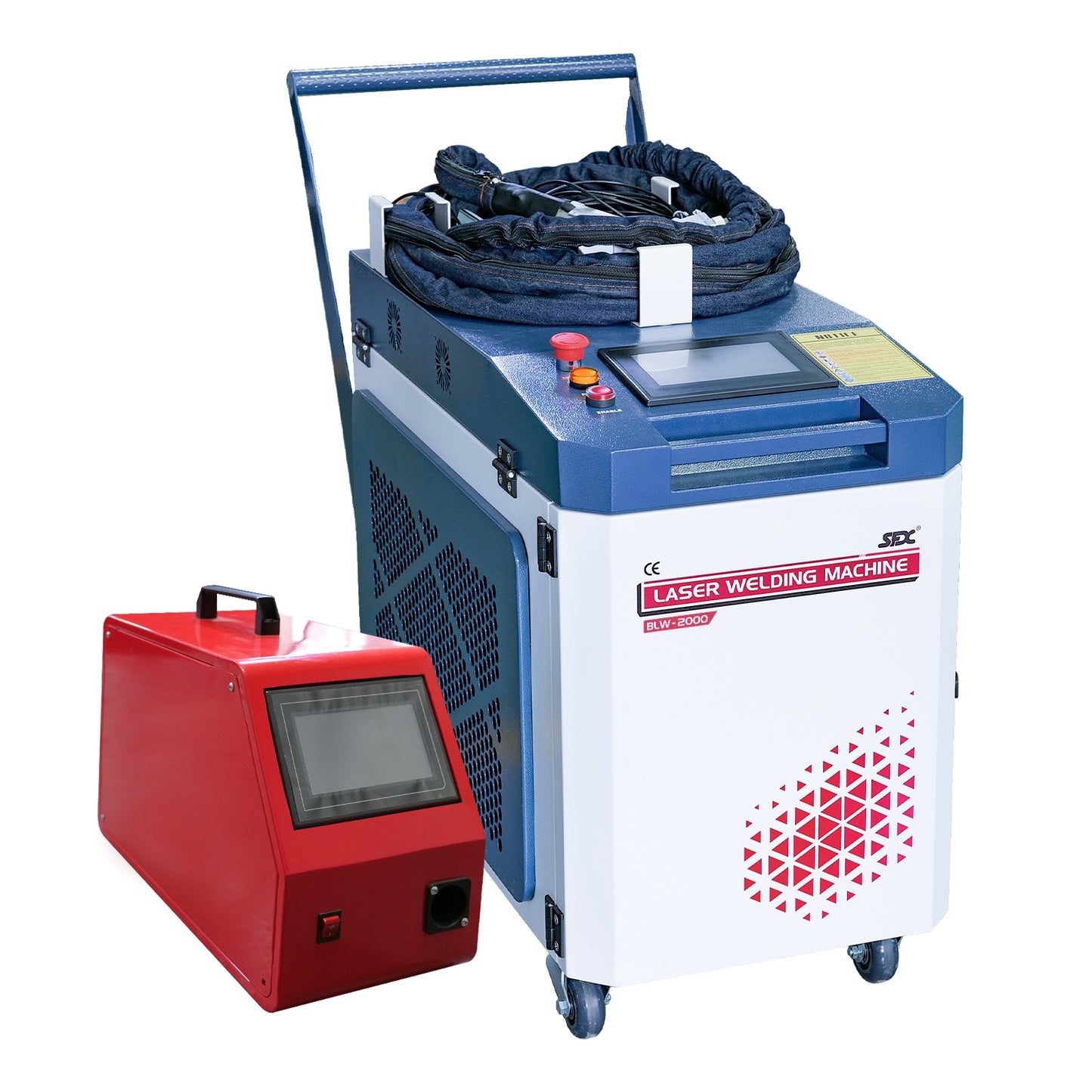 US Stock SFX 2000W Handheld Fiber Laser Welding Cleaning 2 in 1 Machine Laser Welder
