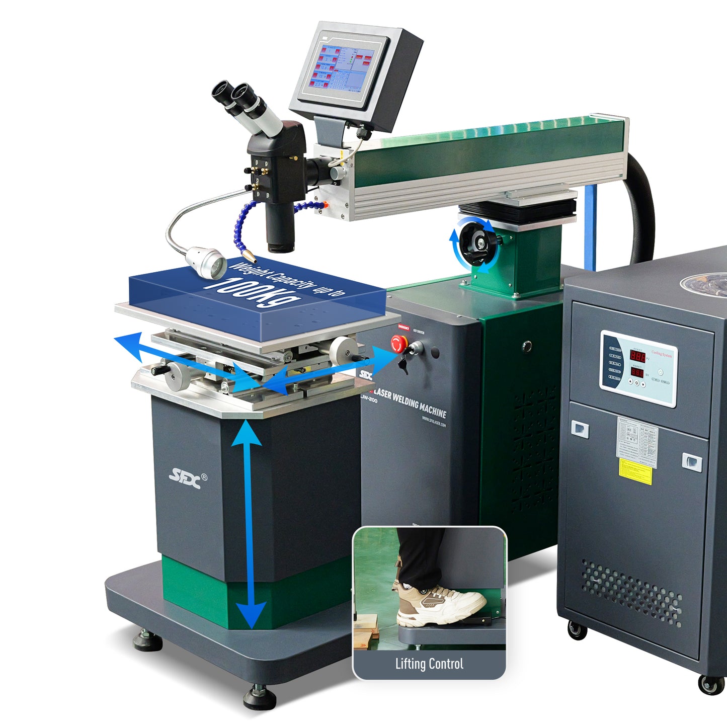 SFX 200W 400W Mold Repair Laser Welding Machine for Precision Mold Repair Casting Defect Correction Metal Welding