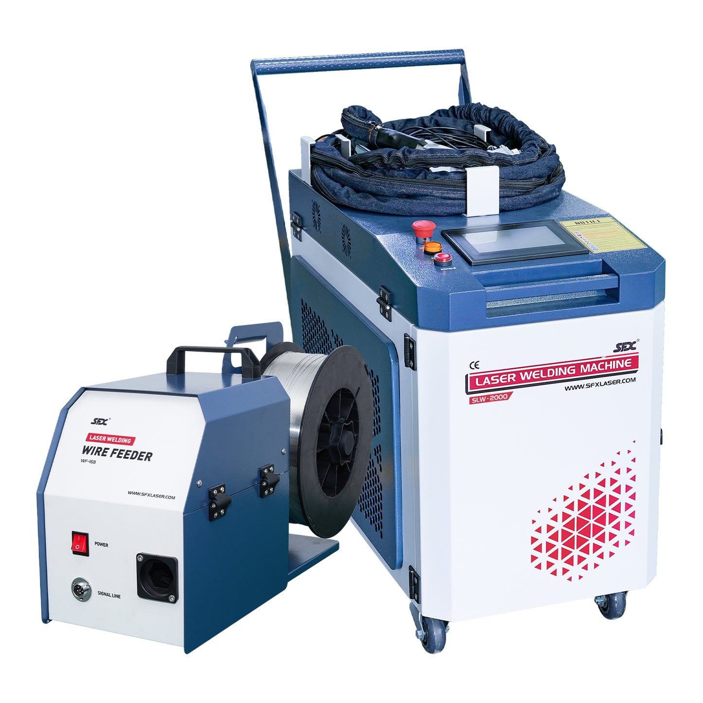 SFX 1500W 2000W 3000W Handheld Fiber Laser Welding Cleaning 2 in 1 Machine Laser Welder