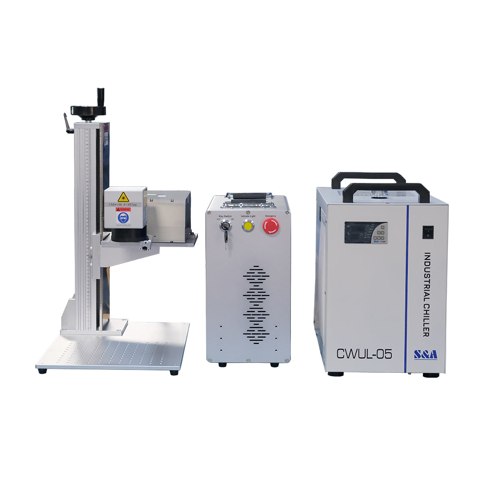 SFX UV Laser Marking Machine 3W/5W/10W/15W Fiber Laser Engraver with S&A Water Chiller