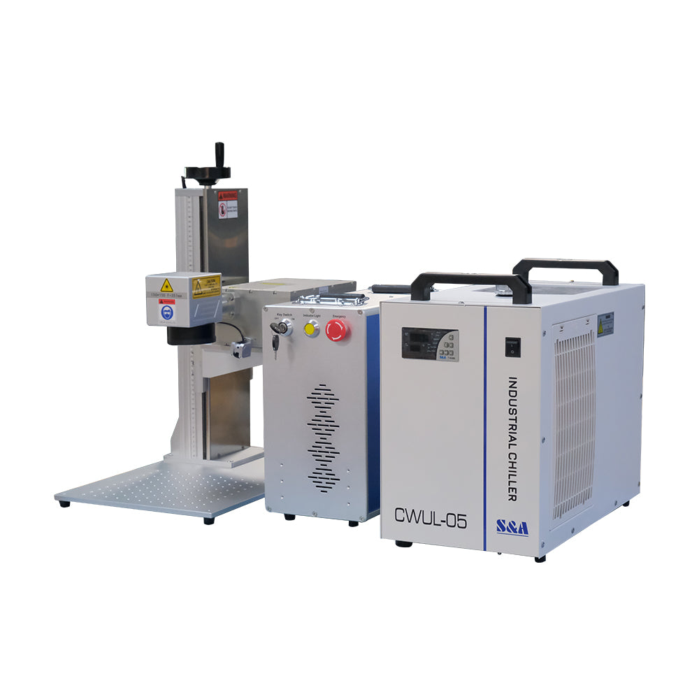 SFX UV Laser Marking Machine 3W/5W/10W/15W Fiber Laser Engraver with S&A Water Chiller