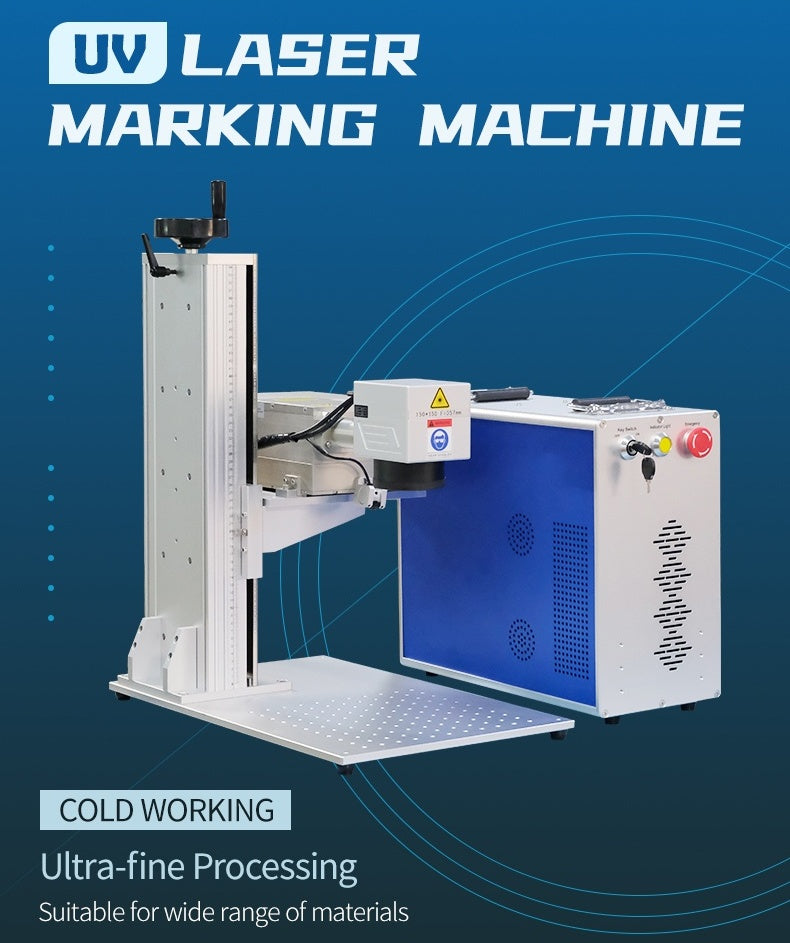 SFX UV Laser Marking Machine 3W/5W/10W/15W Fiber Laser Engraver with S&A Water Chiller