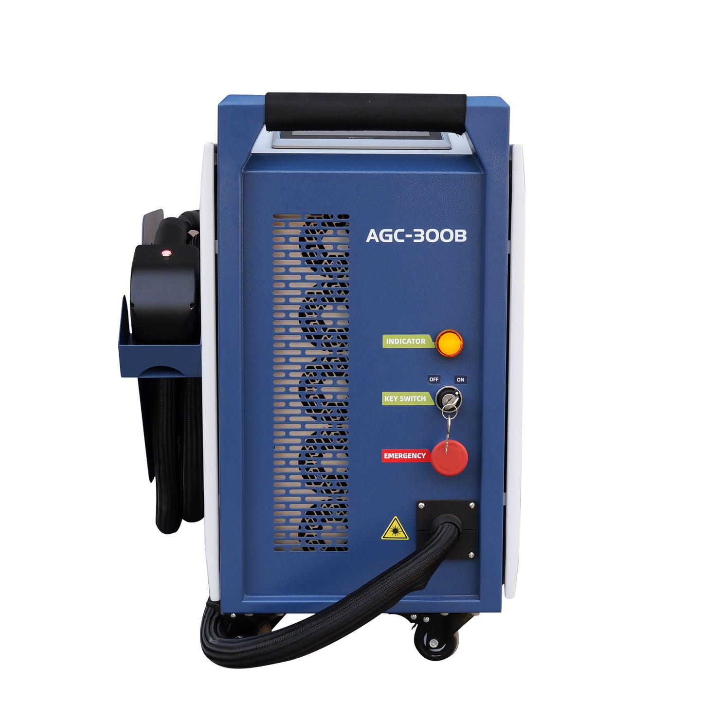SFX 300W 500W Intelligent Interconnection Portable Air-cooled Pulse Laser Cleaning Machine Metal Wood Rust Paint Oil Oxide Layer Remover