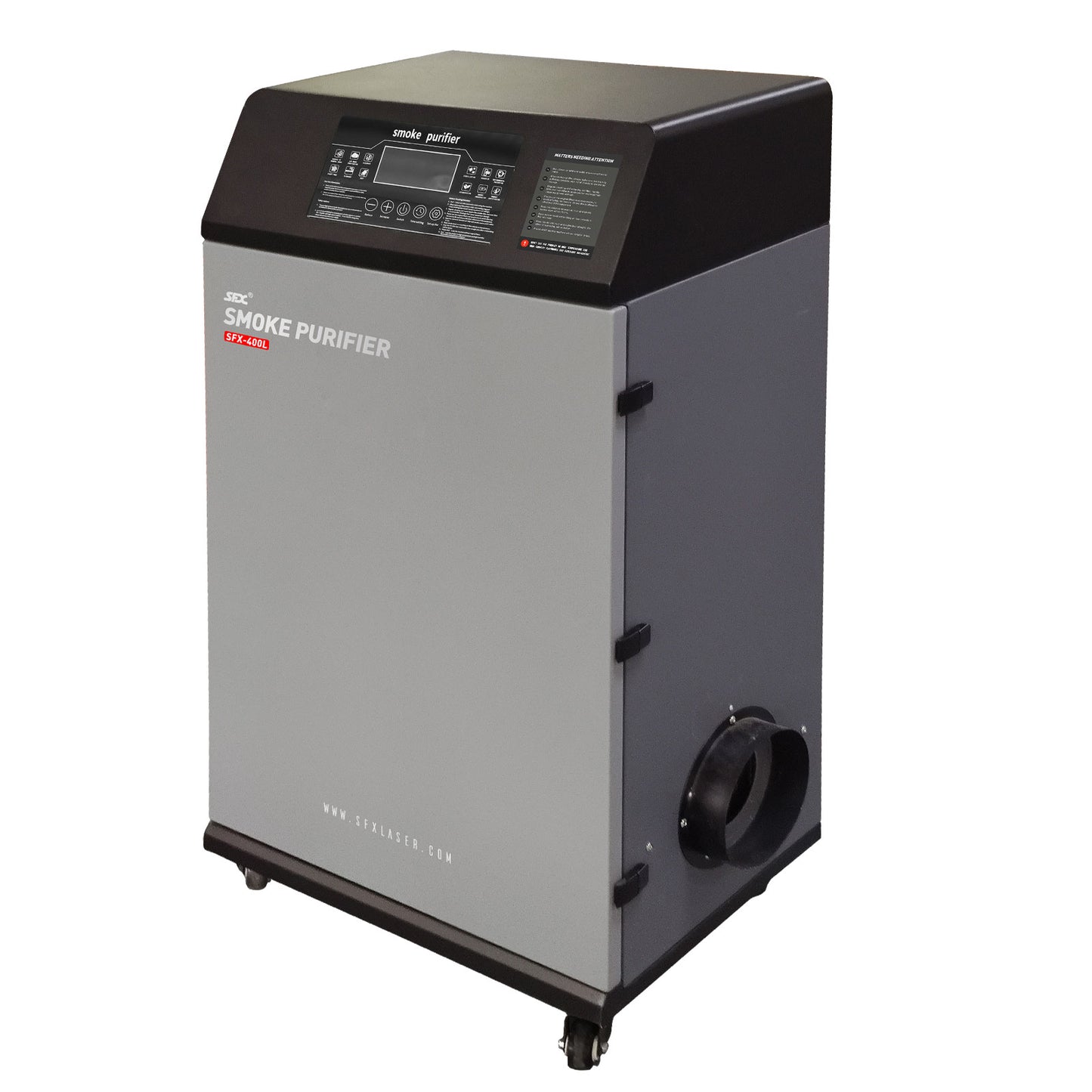 SFX-400L Smoke Purifier Fume Extractor for Laser Cleaning Machine/Laser Welder/Laser Engraver/Laser Cutting Machine