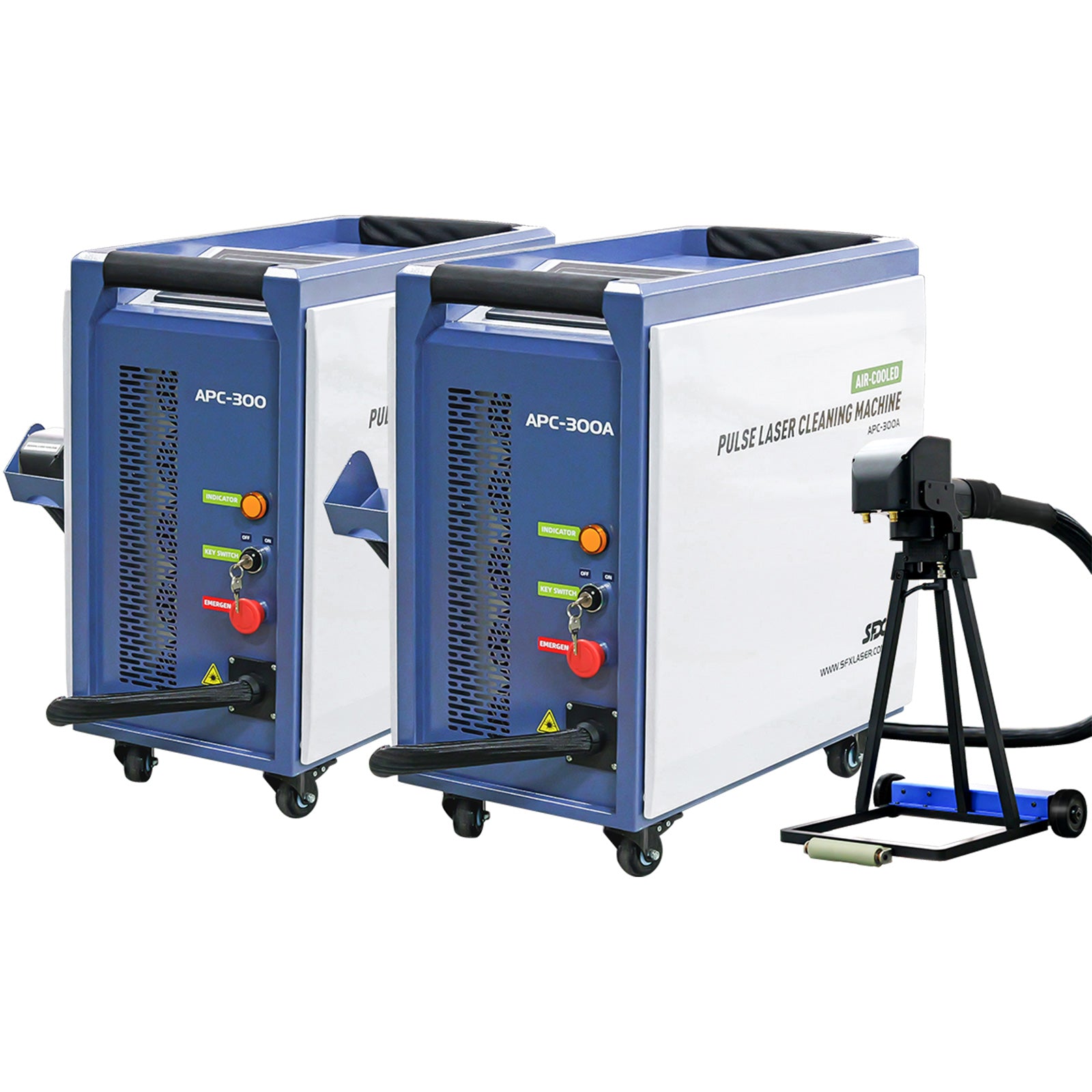 SFX 300W/500W Air-cooled Pulsed Laser Cleaning Machine Specialized Woo