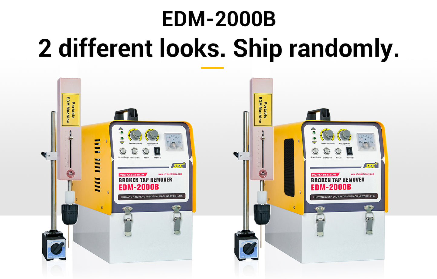 EDM-2000B Portable EDM Broken Tap Remover EDM Spark Erosion Machine Tap Burner Depth Setting Auto Return,US Stock 2000W 110V