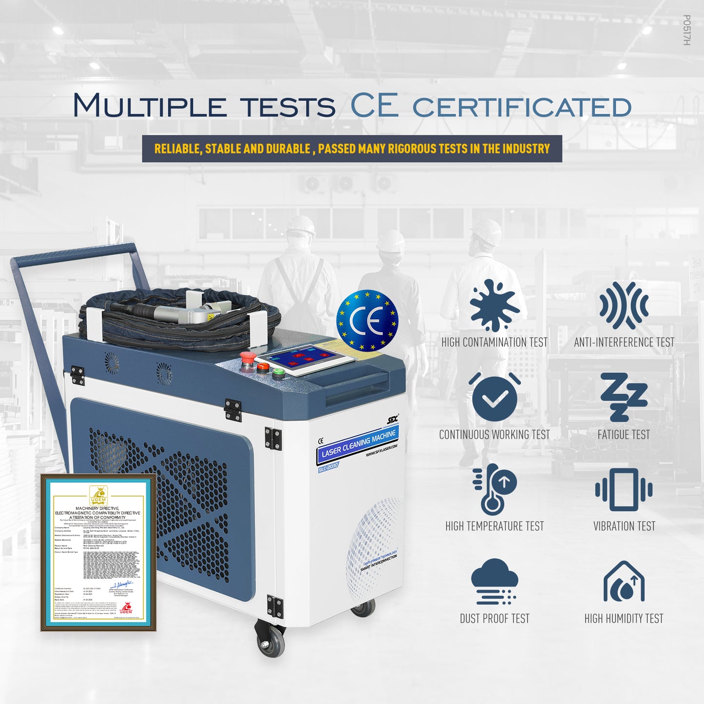 SFX 1.5KW/2KW/3KW Smart Interconnection Anti-Freeze MAX Laser Cleaning Machine Metal Rust Oxide Painting Oil Removal