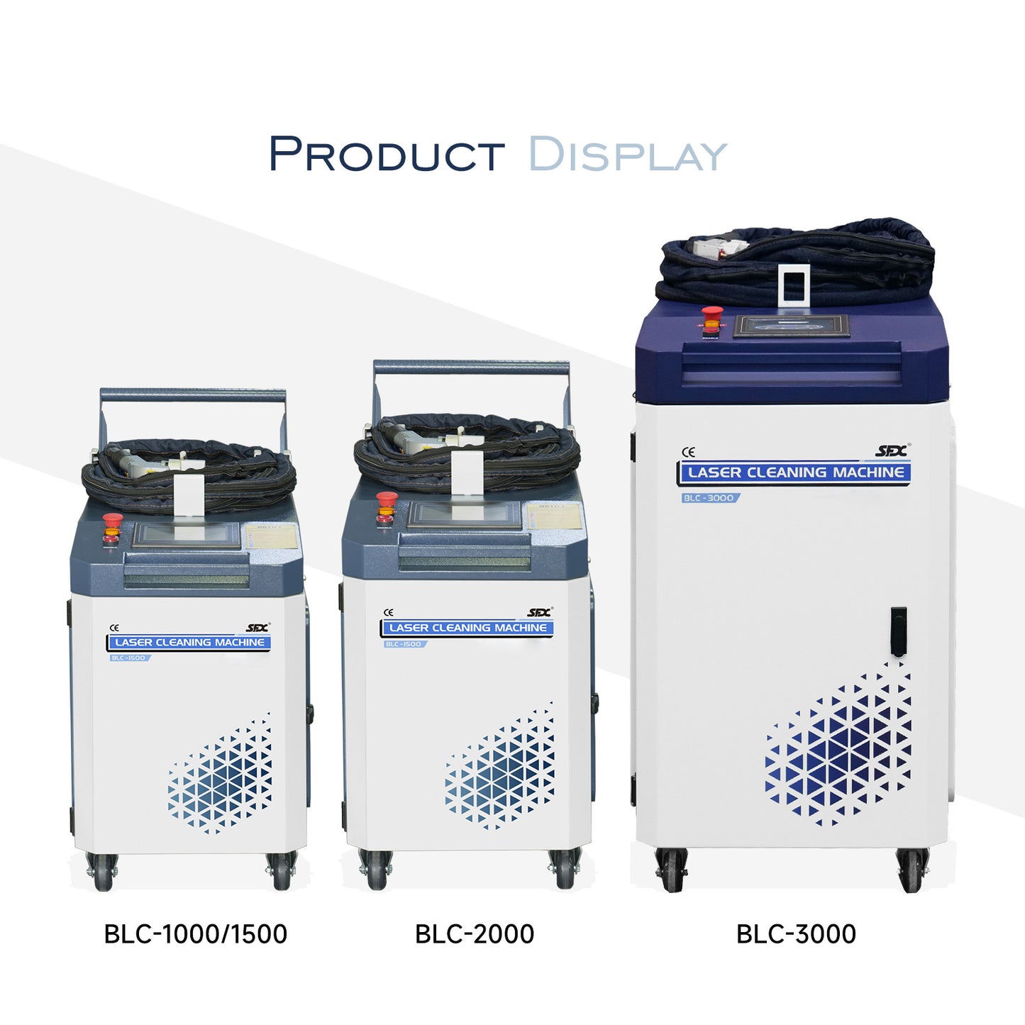 SFX MAX 1500W Laser Cleaning Machine Metal Rust Oxide Painting Oil Removal