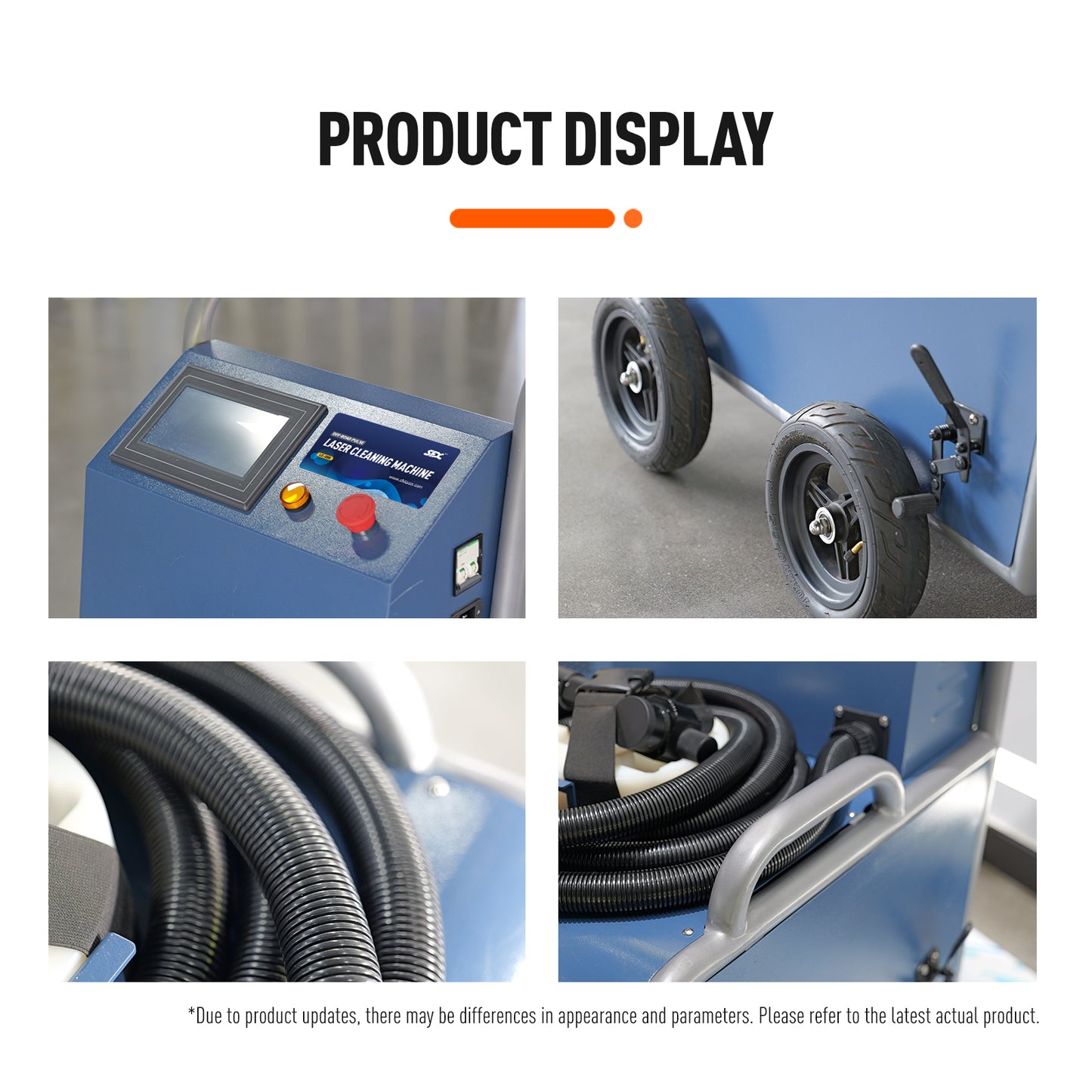 SFX 300W Off-Road Pulse Laser Cleaning Machine For Outdoor Field Oil Stains Paint Coating Remove
