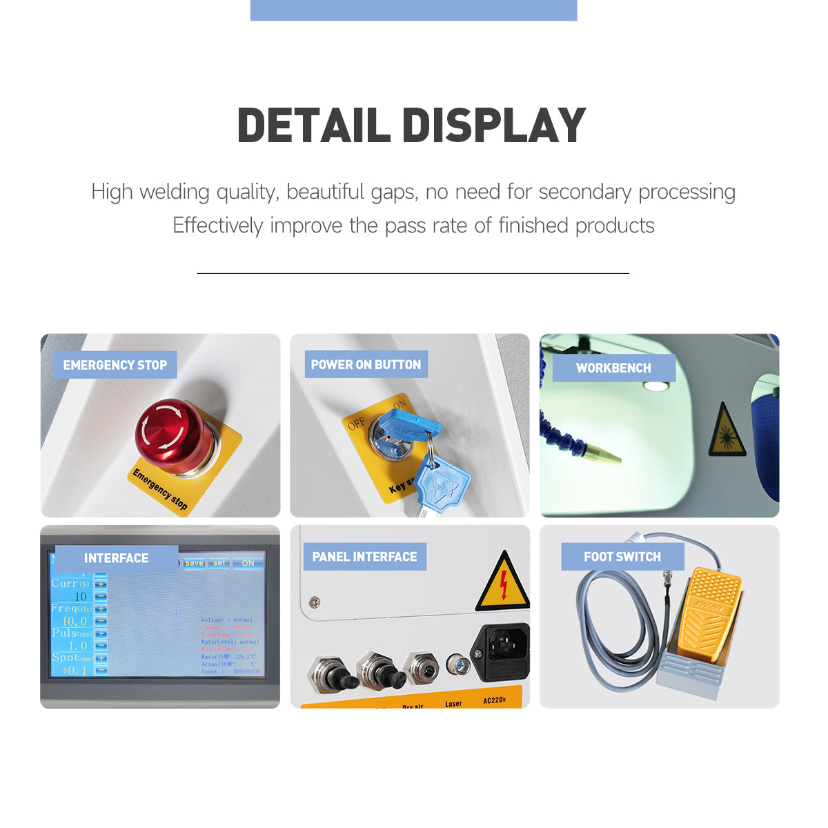 SFX 60W/80W/100W/130W Desktop Jewelry Spot Welder for Medical Equipment Titanium Alloy Jewelry