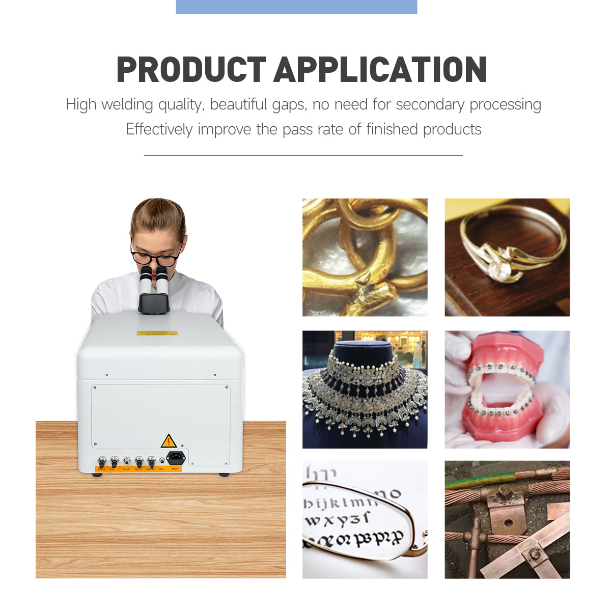 SFX 60W/80W/100W/130W Desktop Jewelry Spot Welder for Medical Equipment Titanium Alloy Jewelry