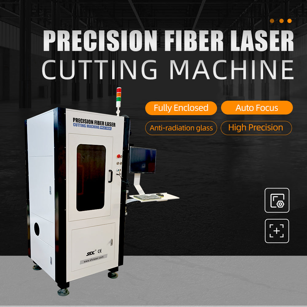 SFX High Precision Metal Laser Cutting Machine 300*300mm Gold Silver Fiber Laser Cutting Machine